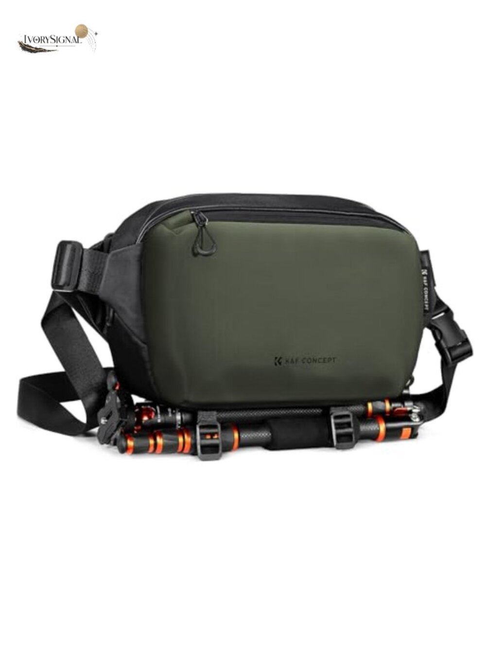Camera Sling Bag Crossbody Shoulder Bag with Tripod Straps